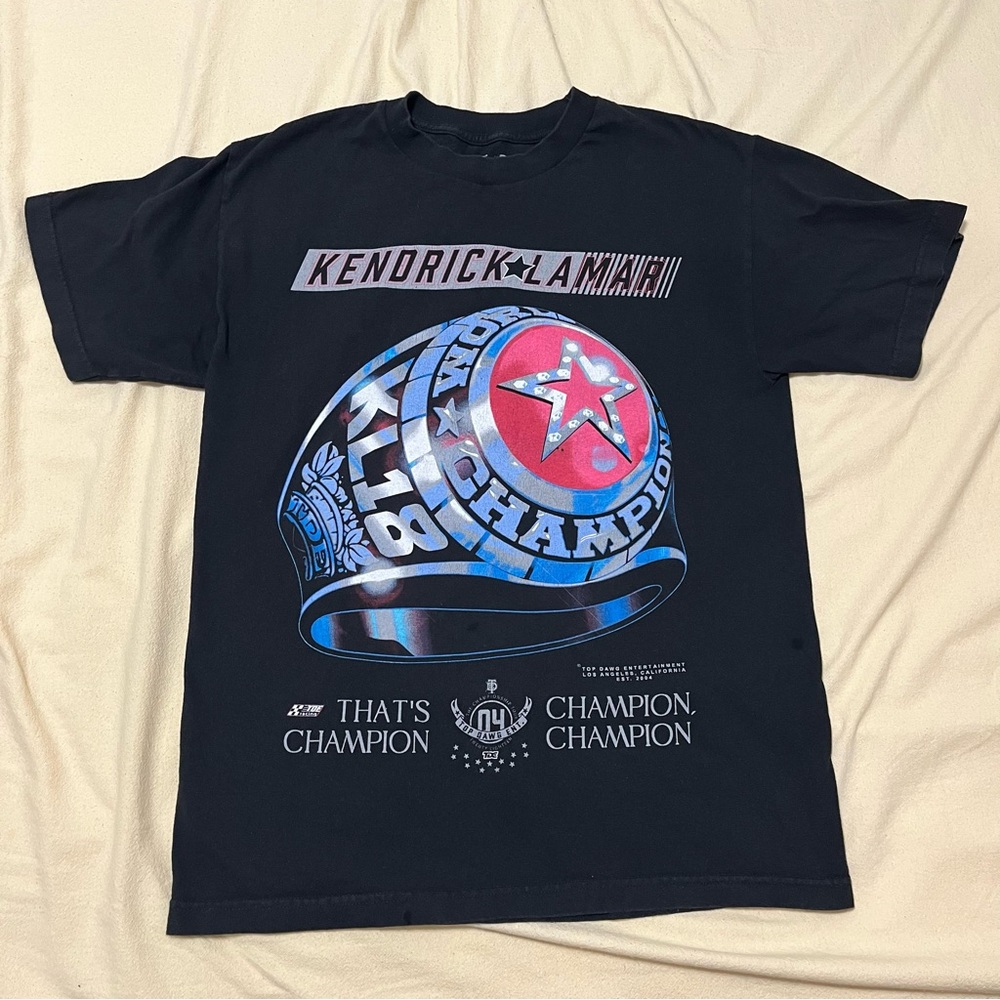 Kendrick Lamar 2018 concert championship tour t shirt